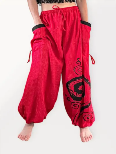 Convertible Pants - Red